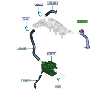 Zniżka Rurka odpowietrzająca skrzynię korbową Ford Mondeo MK4 2.2