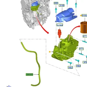 Wysoka jakość Rurka powrotna spustowa paliwa Ford Mondeo MK5 Kuga - wyprzedaż