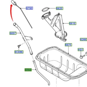 Rurka poziomu oleju Ford Focus Mondeo Kuga Smax - wyprzedaż Tani