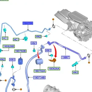 Rurka przewód klimatyzacji fiesta 20082019 Super okazja