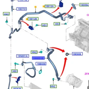 Rurka przewód klimatyzacji focus MK3 20112015 FORD - wyprzedaż Nie przegap