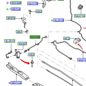 Rurka przewód paliwowy Ford Mondeo MK4 Smax - wyprzedaż Do wyczerpania zapasów