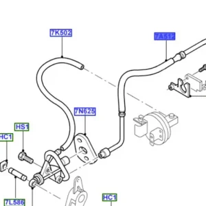 Zamów teraz Rurka przewód sprzęgła ka 19962008 FORD - wyprzedaż