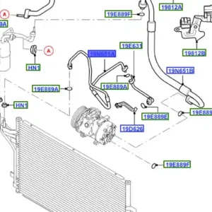 Szybka dostawa Rurka przewód układu klimatyzacji MK2