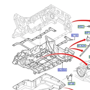 Ograniczona ilość Rurka wlot pompy olejowej transit 0014 FORD - wyprzedaż