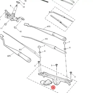 Silnik wycieraczek przód mg hs 2024 Darmowa dostawa