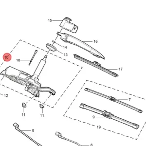 Hit cenowy Silnik wycieraczek tył mg hs (gen1)