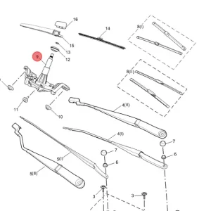Promocja Silnik wycieraczek tył mg hs 2024