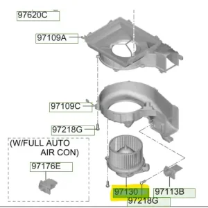 Silnik z wentylatorem dmuchawy Hyundai I20 / Bayon - wyprzedaż Hit sprzedaży