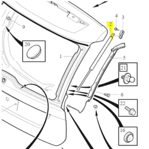 Ostatnia szansa Siłownik pokrywy bagażnika XC60