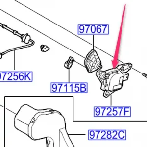 Darmowy zwrot Siłownik temperatury nawiewu zawór nagrzewnicy