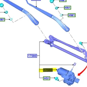 Silniczek wycieraczek szyby czołowej Ford Transit Courier 2014 Sprawdź teraz