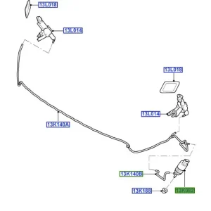 Taniej Silniczek z pompką spryskiwaczy reflektorów