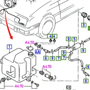 Silnik i pompa spryskiwaczy reflektorów sierra escort transit fiesta FORD - wyprzedaż Darmowa dostawa