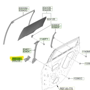 Silnik podnośnika szyby lewa strona Hyundai I20 / Bayon - wyprzedaż Wysoka jakość