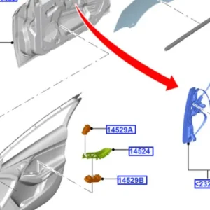 Wyjątkowa oferta Silnik podnośnika szyby lewy przód focus 2011 2019 FORD - wyprzedaż