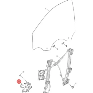 Silnik szyby lewy przód mg S5 ev Tylko dziś