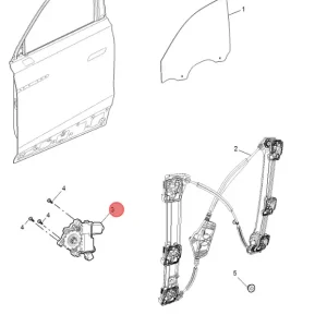 Silnik szyby prawy przód mg hs 2024 Wysoka jakość
