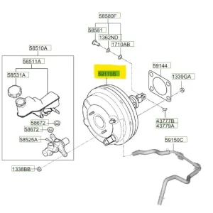 Serwo hamulcowe Hyundai Tucson (2022) OE - wyprzedaż Tylko do końca tygodnia