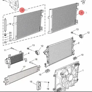 Promocja Skraplacz klimatyzacji 3 hev MG