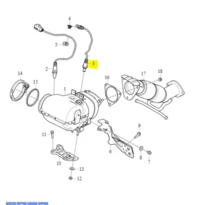 Sonda lambda druga V90 XC90 S60 S60L XC60 Wybór klientów