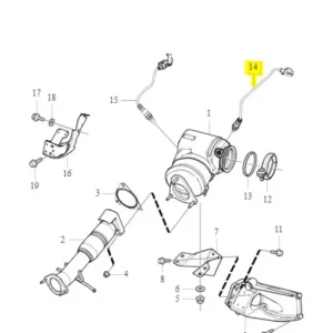 Zniżka Sonda lambda druga XC60 S60 V40 V60 XC60 V40CC b4204t23 / t11/ T44