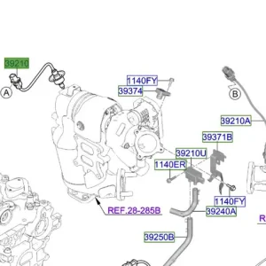 Okazja Sonda lambda katalizatora Kia ProCeed 20-25