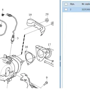 Sonda lambda przód B4204TX Volvo Wysoka jakość