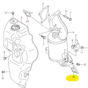 Kup teraz Sonda lambda Suzuki S Cross AKK310 - wyprzedaż