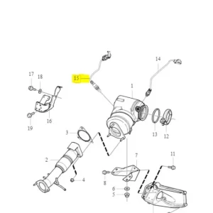 Sonda lambda tył Volvo XC90 S90 V90 V90CC XC60 B4204T23 / T27/ T44 Cena promocyjna