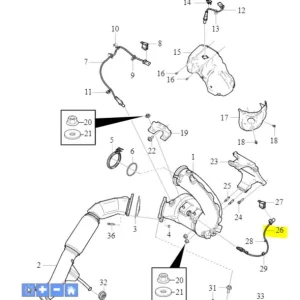 Sonda lambda w katalizatorze XC40 Nowy