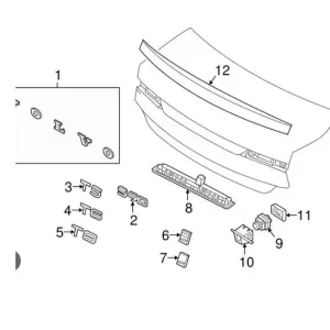 Sprawdź teraz Spoiler pokrywy bagażnika S90 i Volvo