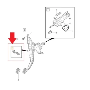 Sprężyna pedału sprzęgła Zamów teraz