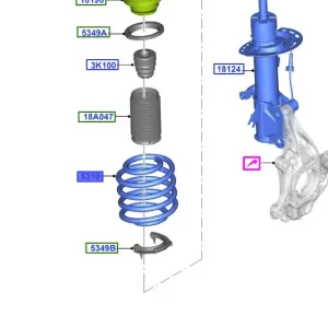Tylko dziś Sprężyna zawieszenia przedniego 20142022