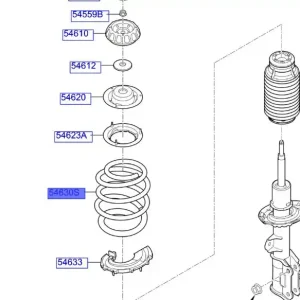 Sprężyna zawieszenia przedniego Kia Picanto 2024 Obniżka ceny