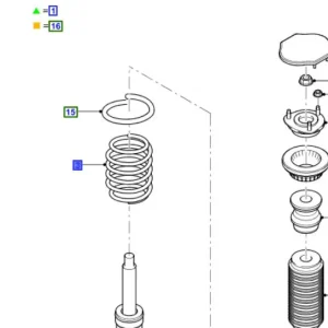 Sprężyna zawieszenia przedniego mondeo MK3 FORD - wyprzedaż Wybór klientów