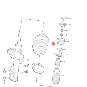 Popularny Sprężyna zawieszenia przód MG3 2024