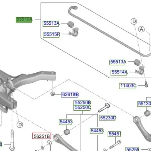 Stabilizator tylnego zawieszenia Kia ProCeed 20-25 Szybka wysyłka