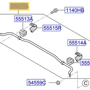 Bezpieczna płatność Stabilizator tył KIA Ceed (2012-2018) - wyprzedaż