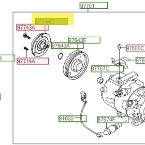 Sprzęgła kompresora klimatyzacji Hyundai I30 - wyprzedaż Popularny