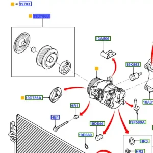 Sprzęgło kompresora klimatyzacji / / Szybka dostawa