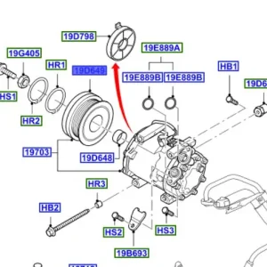 Sprzęgło sprężarki klimatyzacji transit 20062014 FORD - wyprzedaż Bezpieczne zakupy