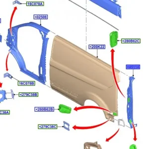 Spust przelotowy lewy tył 2012 Do wyczerpania zapasów