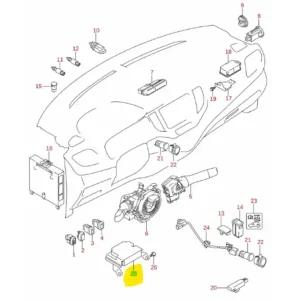 Sterownik poduszki powietrza Suzuki Baleno - wyprzedaż Nowość