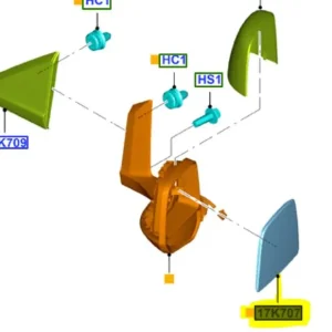 Szkło lusterka lewego Ford Transit Custom 2013 - wyprzedaż Ostatnia szansa