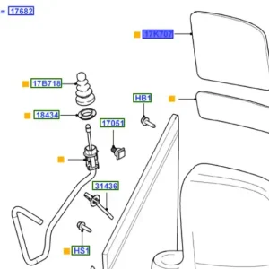 Szkło lusterka prawego transit 2002 2013 FORD - wyprzedaż Promocja