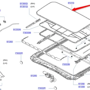 Szkło szyberdachu navara 20152021 NISSAN - wyprzedaż Oferta czasowa