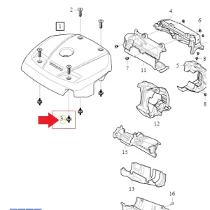 Szpilka górnej osłony silnika Super okazja