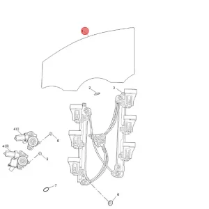 Sprawdź teraz Szyba boczna lewy przód MG3 2024