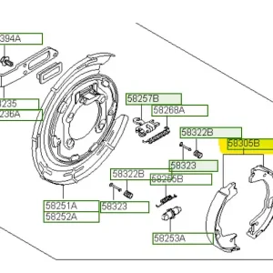 Szczęki hamulcowe z okładzinami Hyundai IX35 / Tucson Zamów dziś